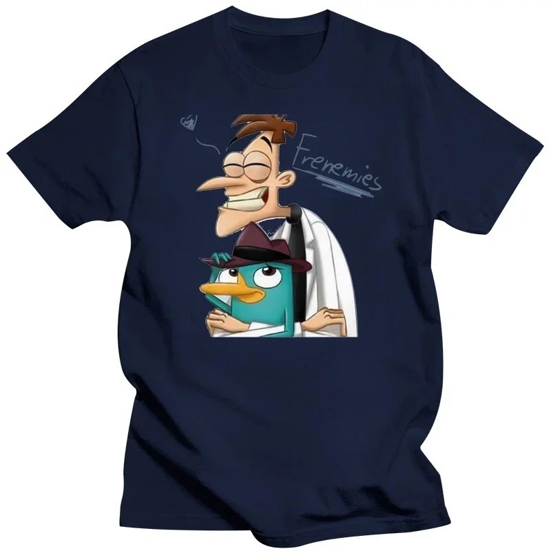 Fashion Cartoon Phineas And Ferd 3D Print T-Shirt Womenmens Casual Short Sleeve 2Xl 8Xl Tee Shirt