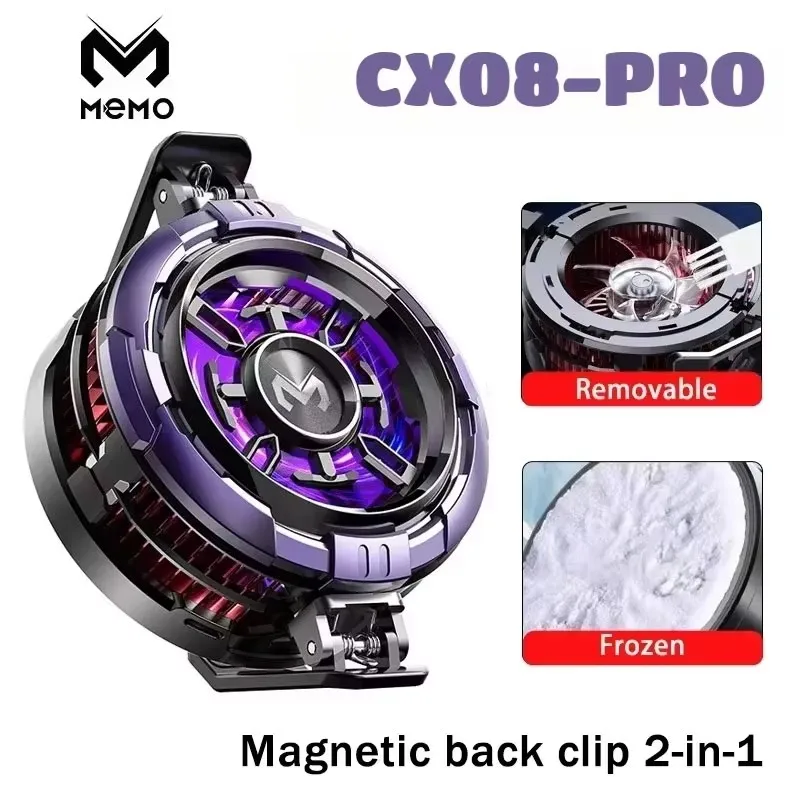 

CX08 Pro Mobile Phone ICE Semiconductor Magnetic Frozen PUBG Game Cooler for IOS Universal Phone Cooling Radiator