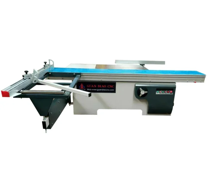 Heavy duty frame woodworking machinery 45 90 degree automatic sliding table saw wood cutting circular panel saw machines price