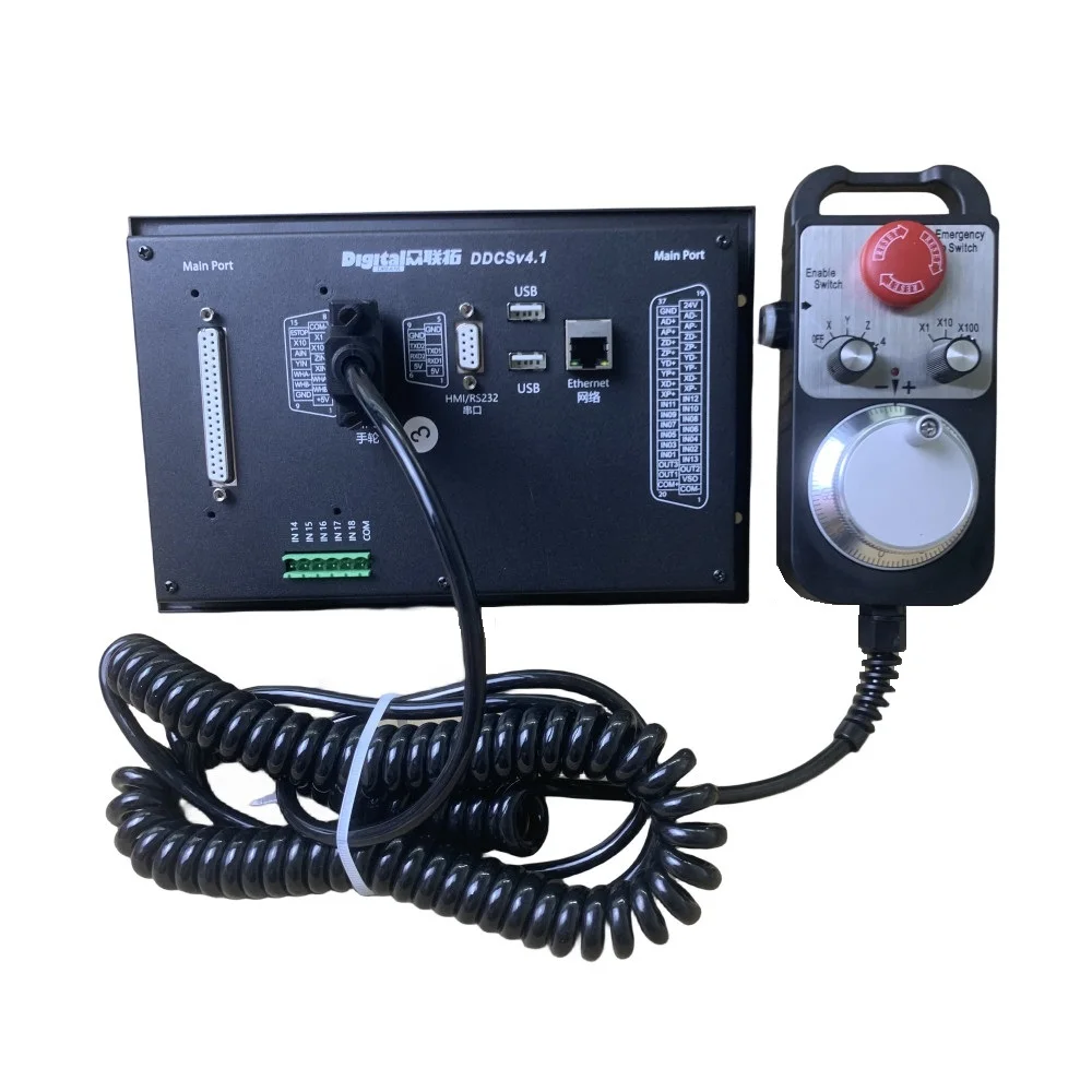 Ddcsv4.1 numerical control offline controller 3 axis 500Khz G code Mach3 USB Ethernet similar Gsk numerical control controller