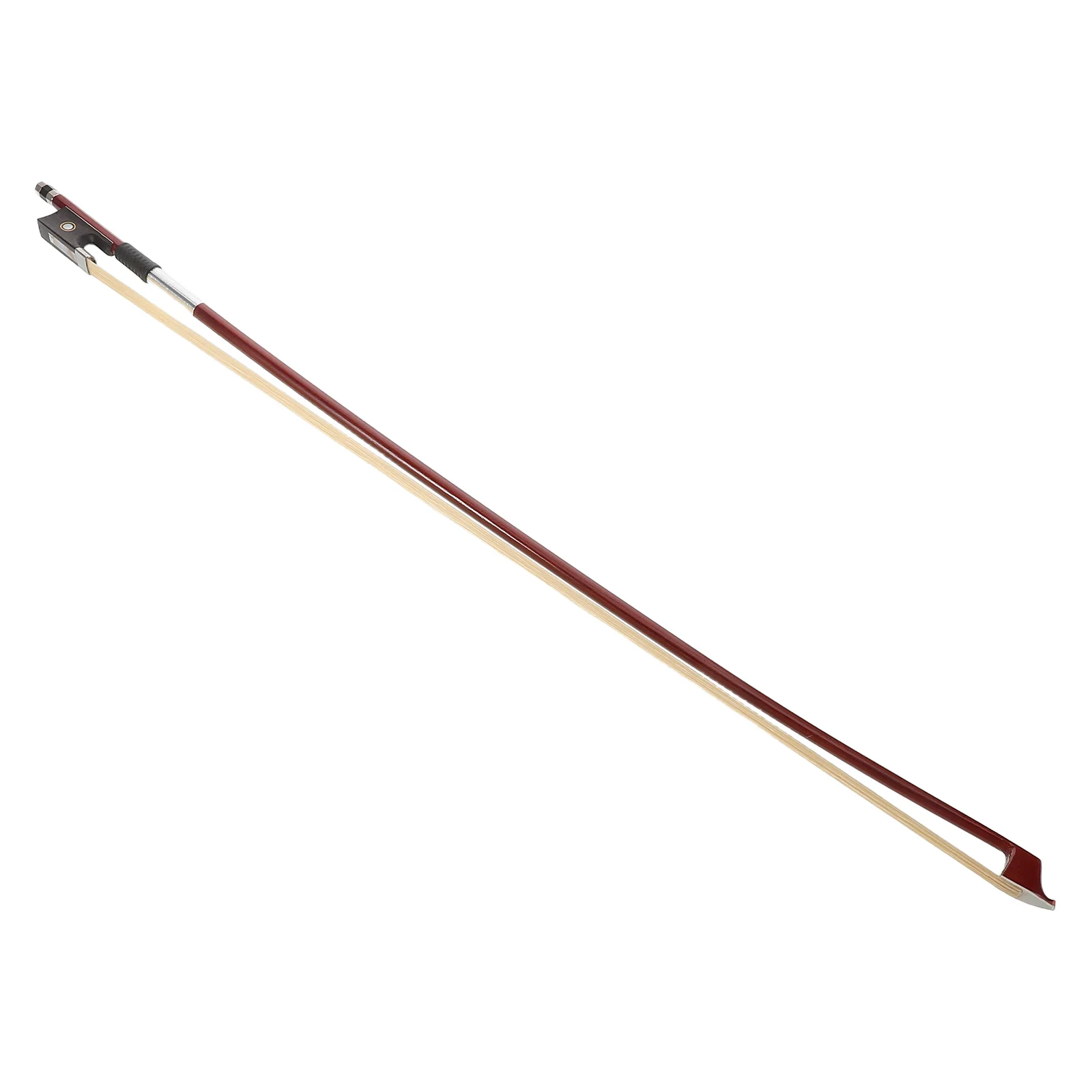 Violin Bow Baroque Bows 1/2 Half Size Ebony Frog Wooden Hair Straight Bow Musical String Instrument Accessories