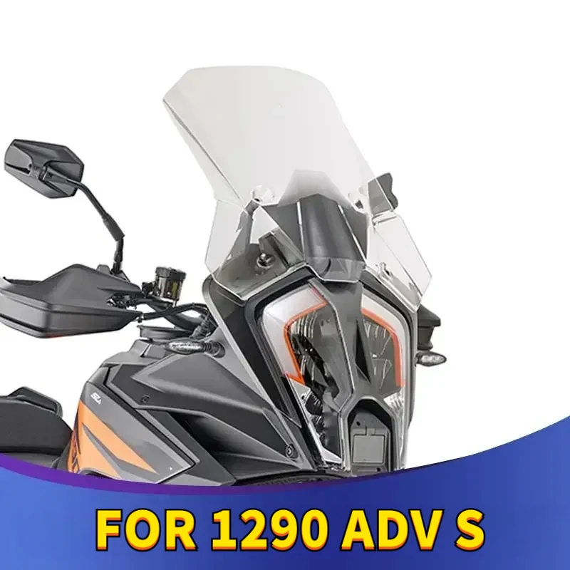

For KTM 2021 2022 1290 ADV S 1290ADV S 1290-ADV S Motorcycle Raised Front Windshield Transparent Windshield Rain Chest Protector
