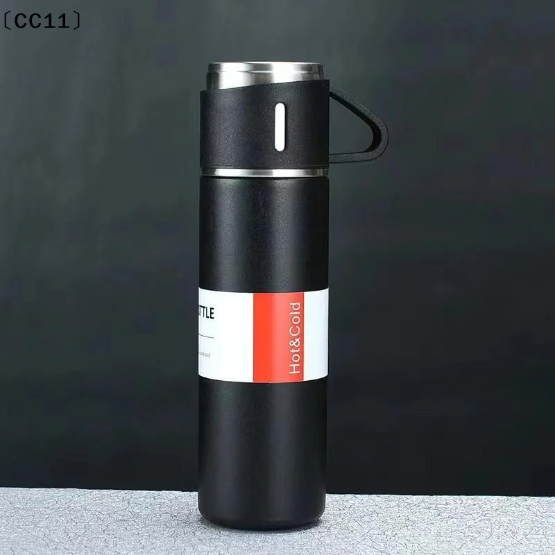500ML Stainless Steel Vacuum Flask Gift Office Business Thermos Bottle Outdoor Hot Water Thermal Insulation Couple Cup〔CC11〕 view 5