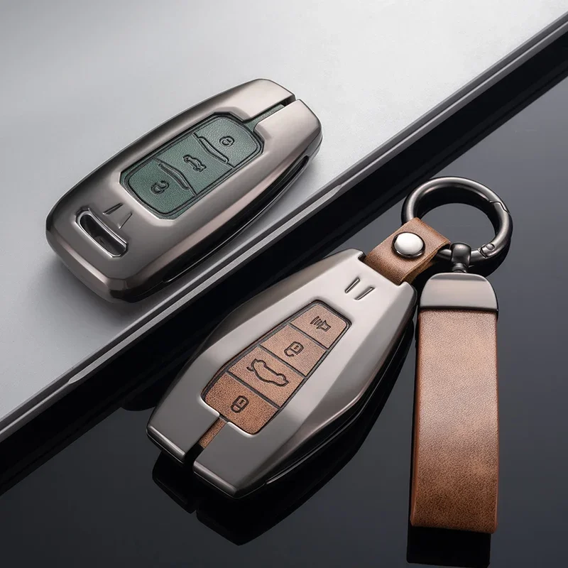 

Car Key Cover Case Shell Protector For Geely Coolray X6 Atlas Monjaro Tugella Geometry C Emgrand Global Kulrey Hawk GX7 Okavango