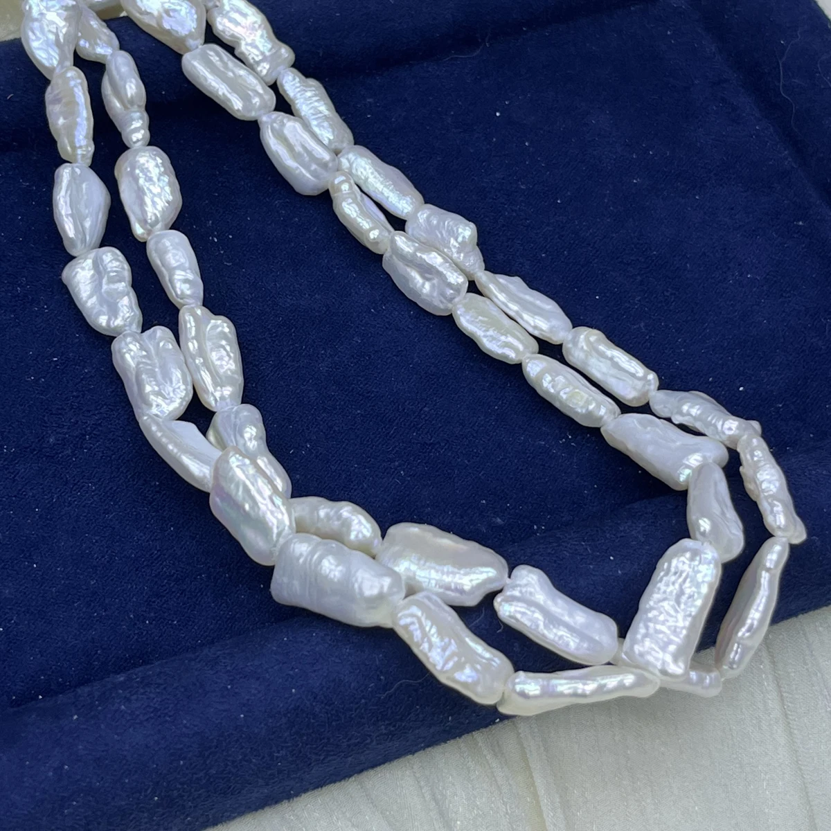 

8x15mm AAAA Natural Freshwater Baroque Irregular Sparkle Pearl Bead Jewelry Make DIY Necklace Bracelet Accessories Gift Wedding