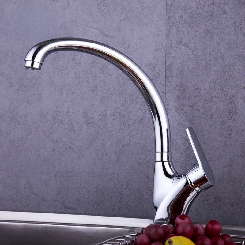 

Zinc alloy kitchen faucet hot and cold wash basin sink mixing valve sanitary ware