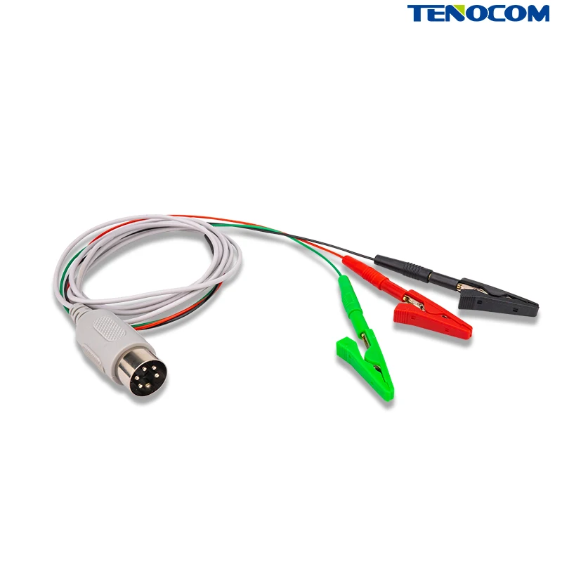 1 Pieces 5 PIN Alligator Clip Lead Cable