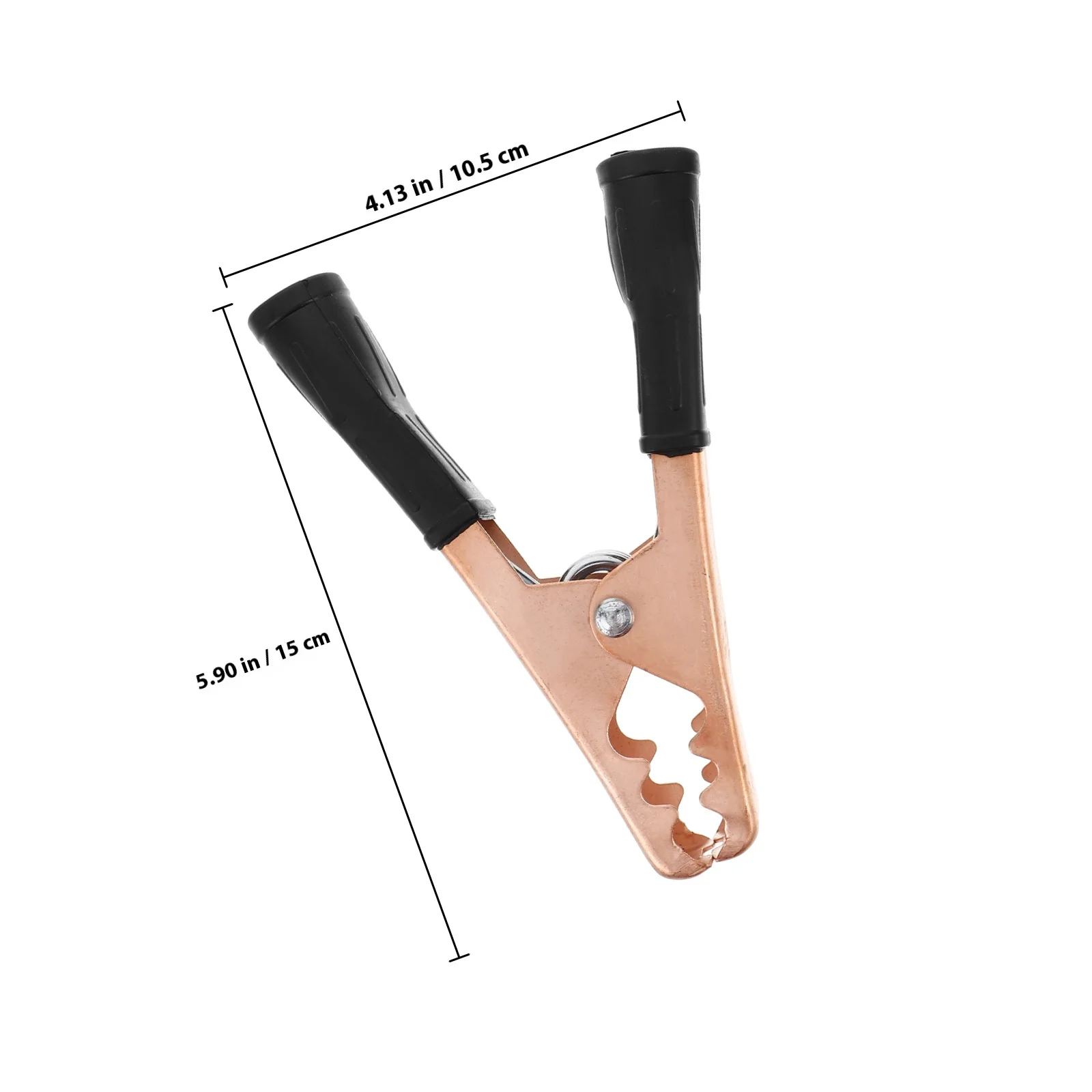 2 قطعة الثقيلة كابل قافز المشابك التمساح كليب المشابك لسيارة كاتب سلك الداعم الكابلات أداة السلطة المشبك