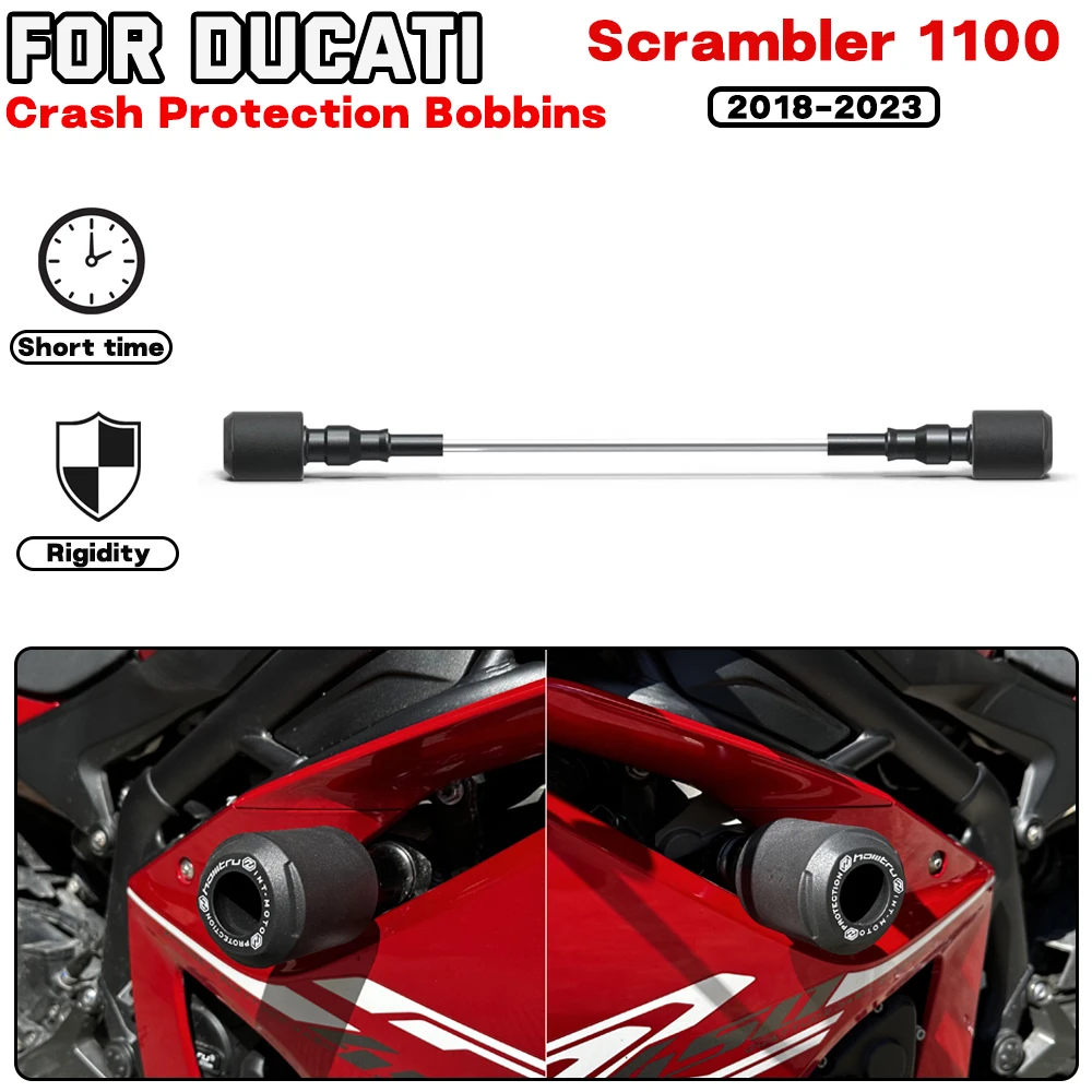 

For DUCATI Scrambler 1100 2018 2019 2020-2023 Motorcycle Frame Crash Protection Sliders Falling Protector Engine Protect Kit