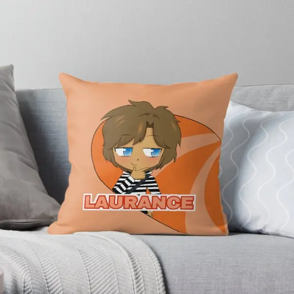 Laurance Zvhal Pillow Blue Eyes Edition  Printing Throw Pillow Cover Cushion Home Throw Hotel Waist Pillows not include One Side