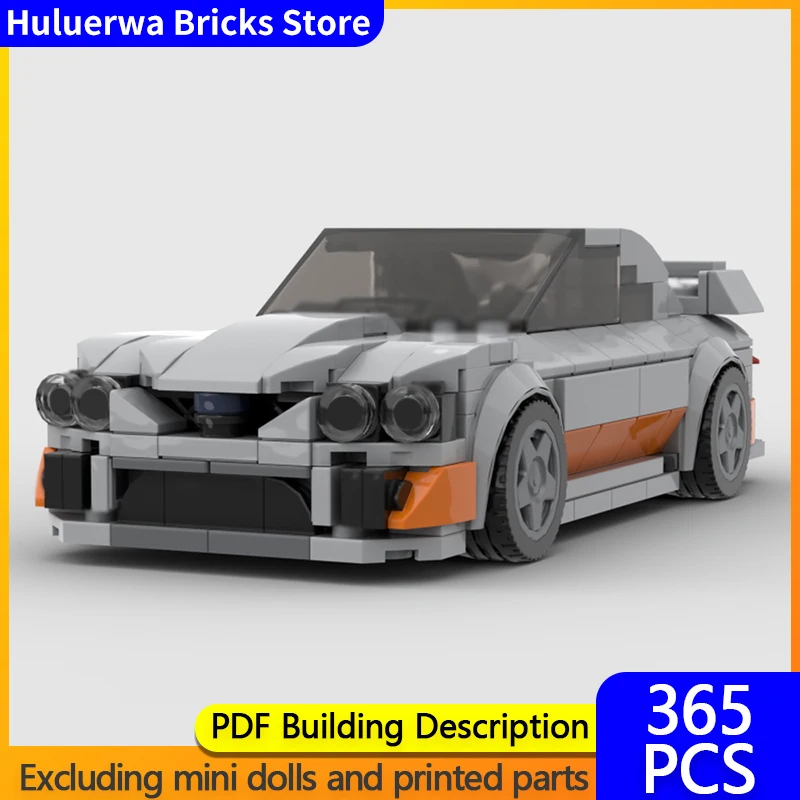 

Модель городской автомобиль MOC, строительные кирпичи BF GT-P, высокопроизводительная купе, модульная технология, детские праздничные подарки, сборка игрушек, костюм