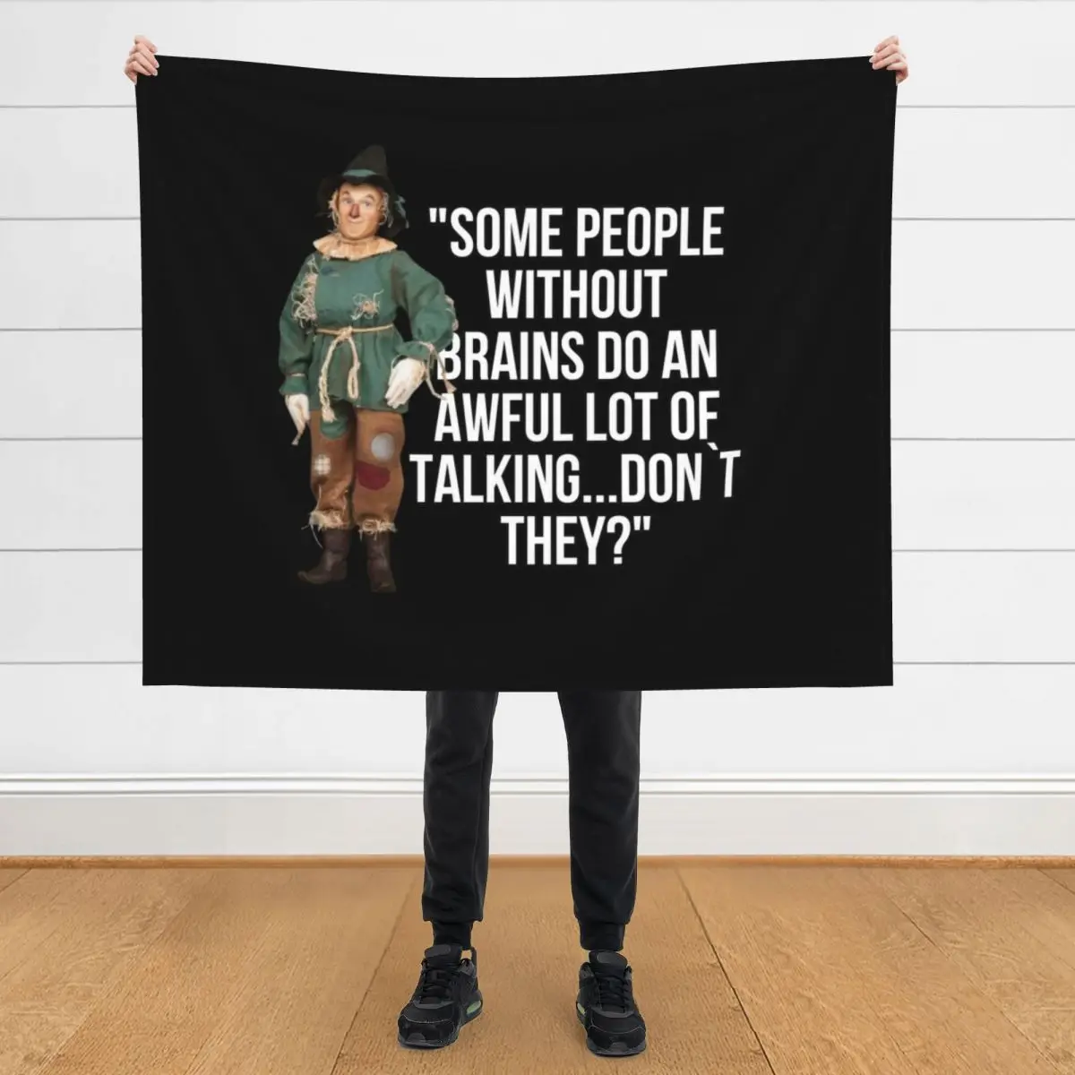 

Wizard Of Oz Quote Scarecrow Throw Blanket Quilt Summer for babies Blankets