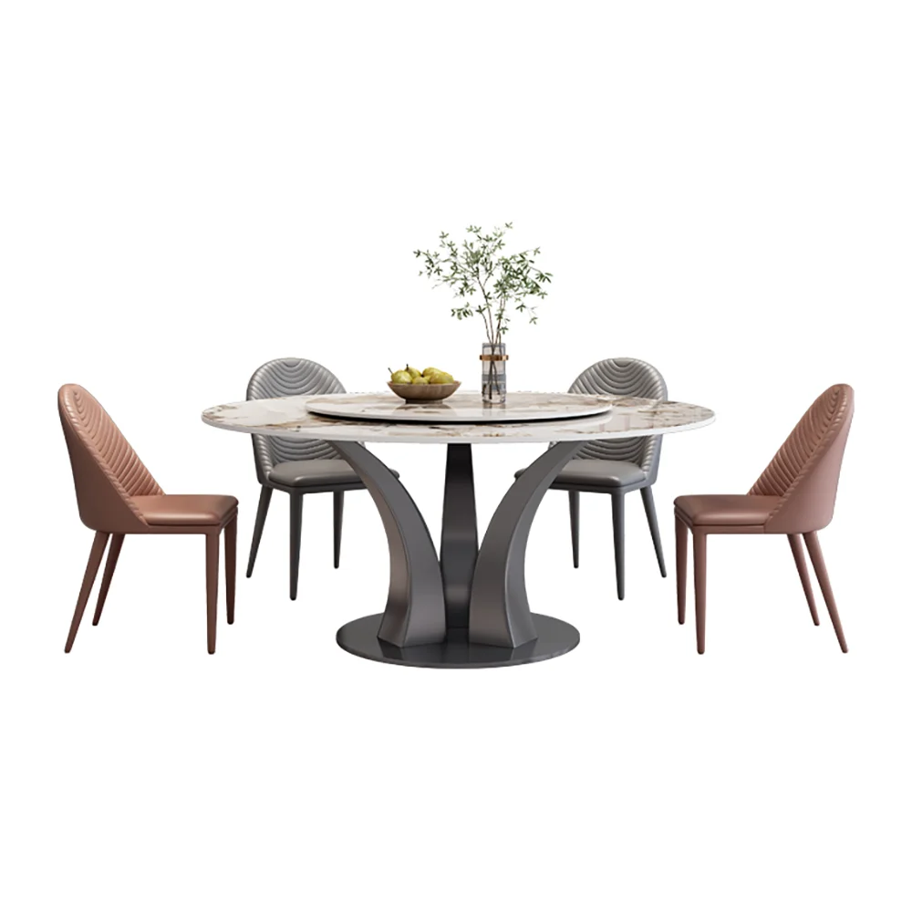 Table à manger minimaliste en marbre nordique, décoration européenne, meubles de maison modernes, luxe italien