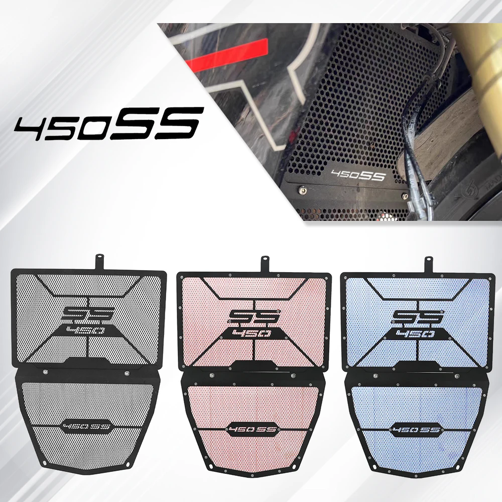 For CFMOTO CF MOTO 450SR 450SS 450 SR SS SR450 SS450 2022 2023 2024 2025 Motorcycle Radiator Grill Guard Protection Cover Set