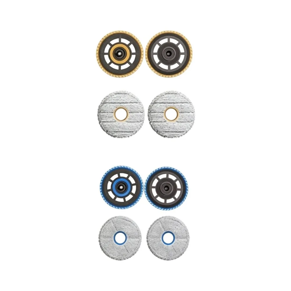 For Dreame For Matrix 10 for Ultra Compatible Mop Accessories 4 Holders + 4 Microfiber Cloths for Efficient Floor Cleaning Tasks