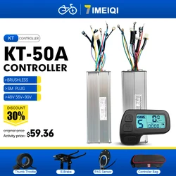 Electric Bike KT 50A Controller 48V/60V/72V/90V Ebike Brushless 1000W-3000W Sinawave Controller For Ebike Conversion Kit Parts