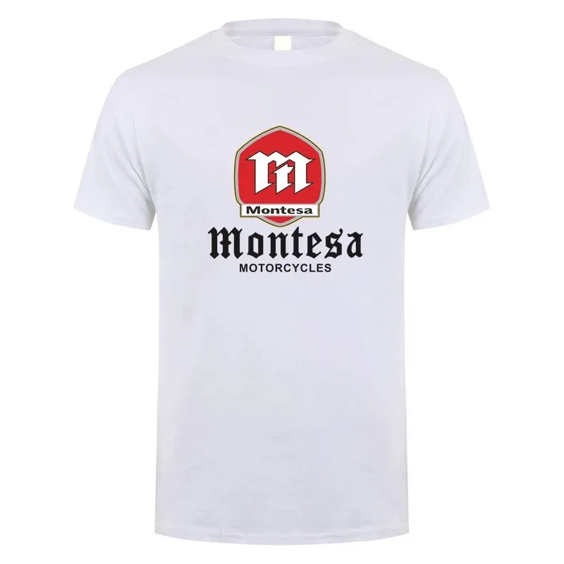 2024 New Montesa Motorcycle T Shirt Summer Men Funny Cotton Short Sleeve Montesa T-shirts Boyfriend Gift Unisex Tops Tee