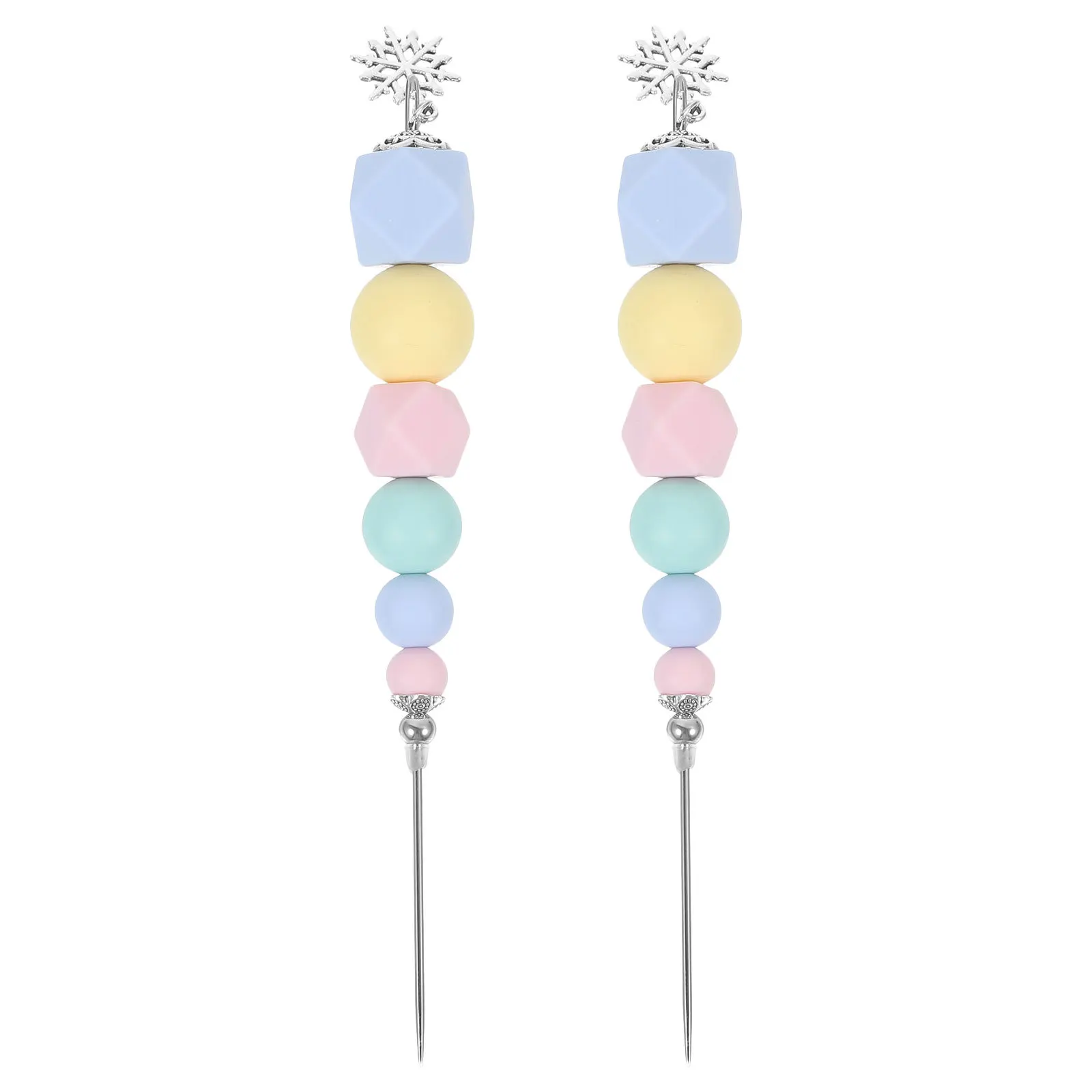 

2Pcs Cookie Scribe Needle Set Vibrant Sturdy Material Intricate Designs Pastry Chef Baking Tool Sugar Stir Needle