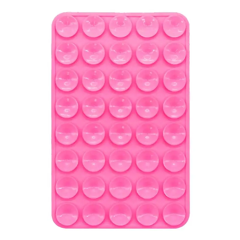 Siliconen zuignap telefoonhouder multifunctioneel antislip mobiel houderpad dubbelzijdig afneembaar voor iPhone Huawei tablet