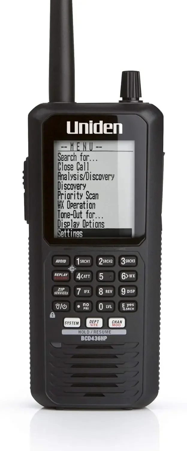 Uniden BCD536HP HomePatrol Series Digital Phase 2 Base/Mobile Scanner with HPDB and Wi-Fi. Simple Programming