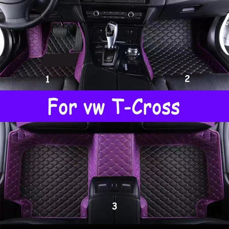 

Для Volkswagen vw T-Cross Tcross 2023 2022 2021 2020 2019 2018 автомобильные коврики, ковры, детали, чехлы, авто аксессуары для интерьера