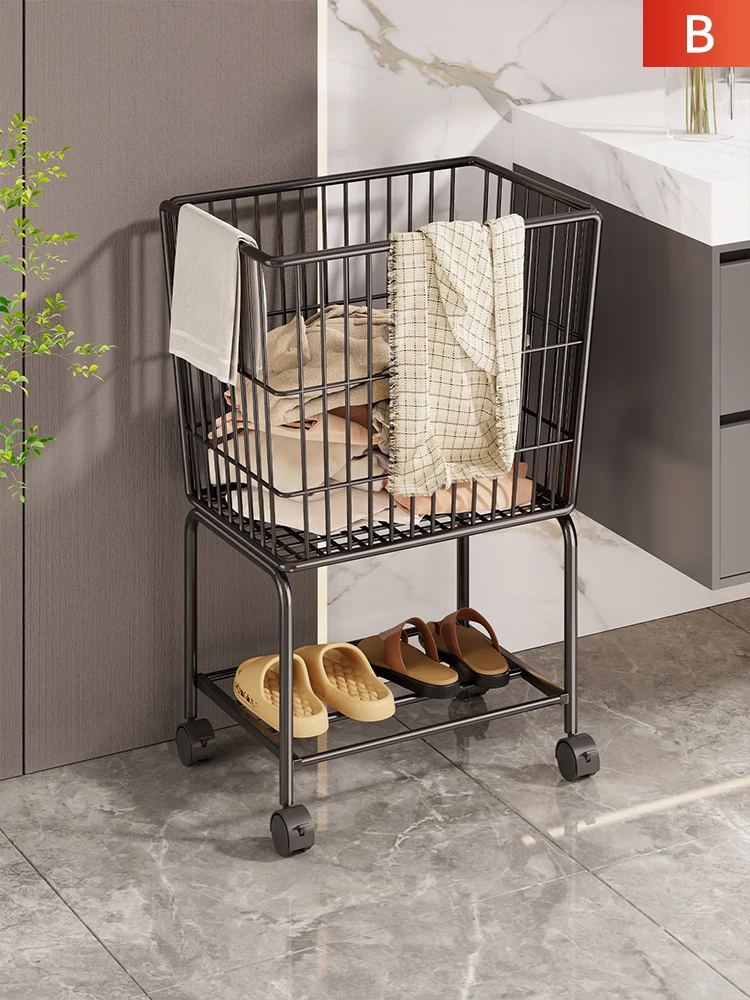 

Многофункциональная напольная корзина для белья и одежды, подвесная, передвижная, для хранения, органайзер для ванной комнаты