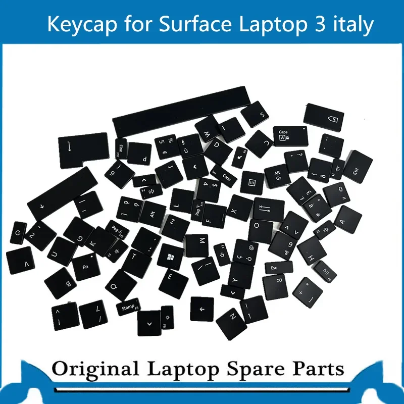 Imagem -06 - Capa de Teclado para Notebook Microsoft Surface Keycap Original 156 Pol 15 es it Reino Unido pt Preto Ferramenta Livre 1868 1872