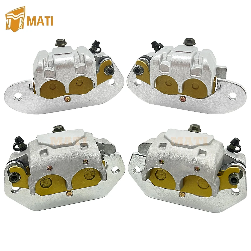 Front & Rear Brake Caliper for Yamaha Viking 700 Wolverine X2 X4 700 850 2014-2022 1XD-2580T-00-00 1XD-2580W-00-00