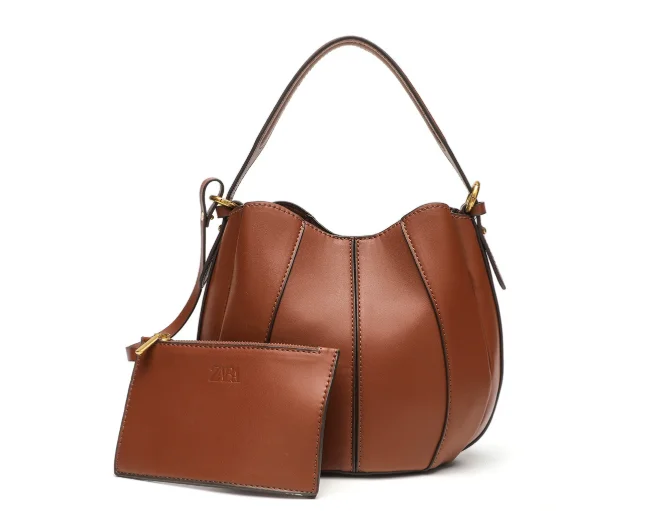 

2025 New Women's Patchwork Bucket Bag, Spacious Adjustable Strap Crossbody, Versatile Shoulder Tote for Work Commute & Daily Use