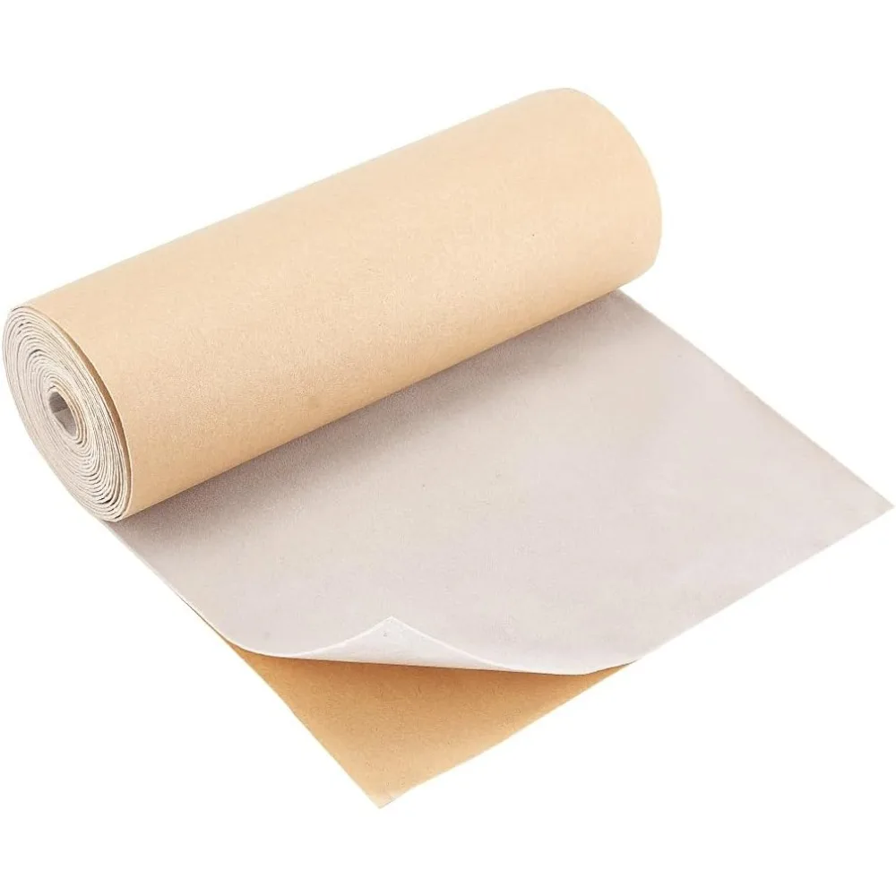 157.5x10 inch Antique White Self Adhesive Velvet Flock Liner, Soft Velvet Liner Fabric Sticky Back Sheets for Jewelry Drawer