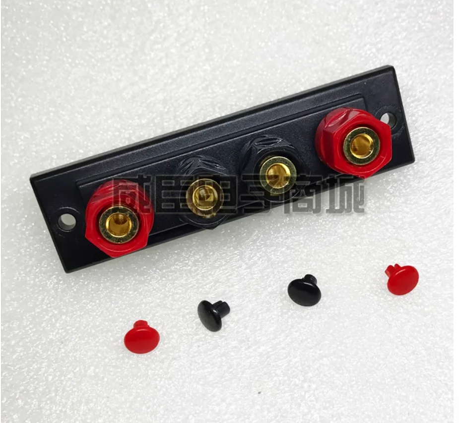 GHXAMP Speaker Amplifier Chassis Terminal Output Four-Position Terminal Soundbox Speaker audio accessories Gold wiring board