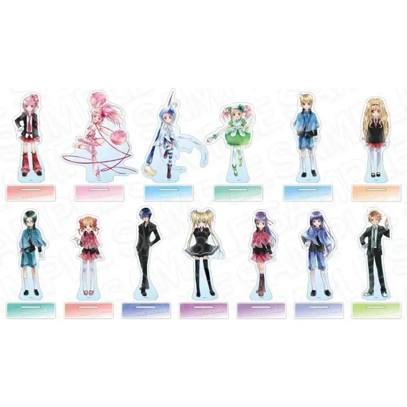 Anime Cartoon Shugo Chara Acrylic Stand Sign Desktop Decorations Decorate Collect Figure Model Dolls Girls Birthday Gift Toys