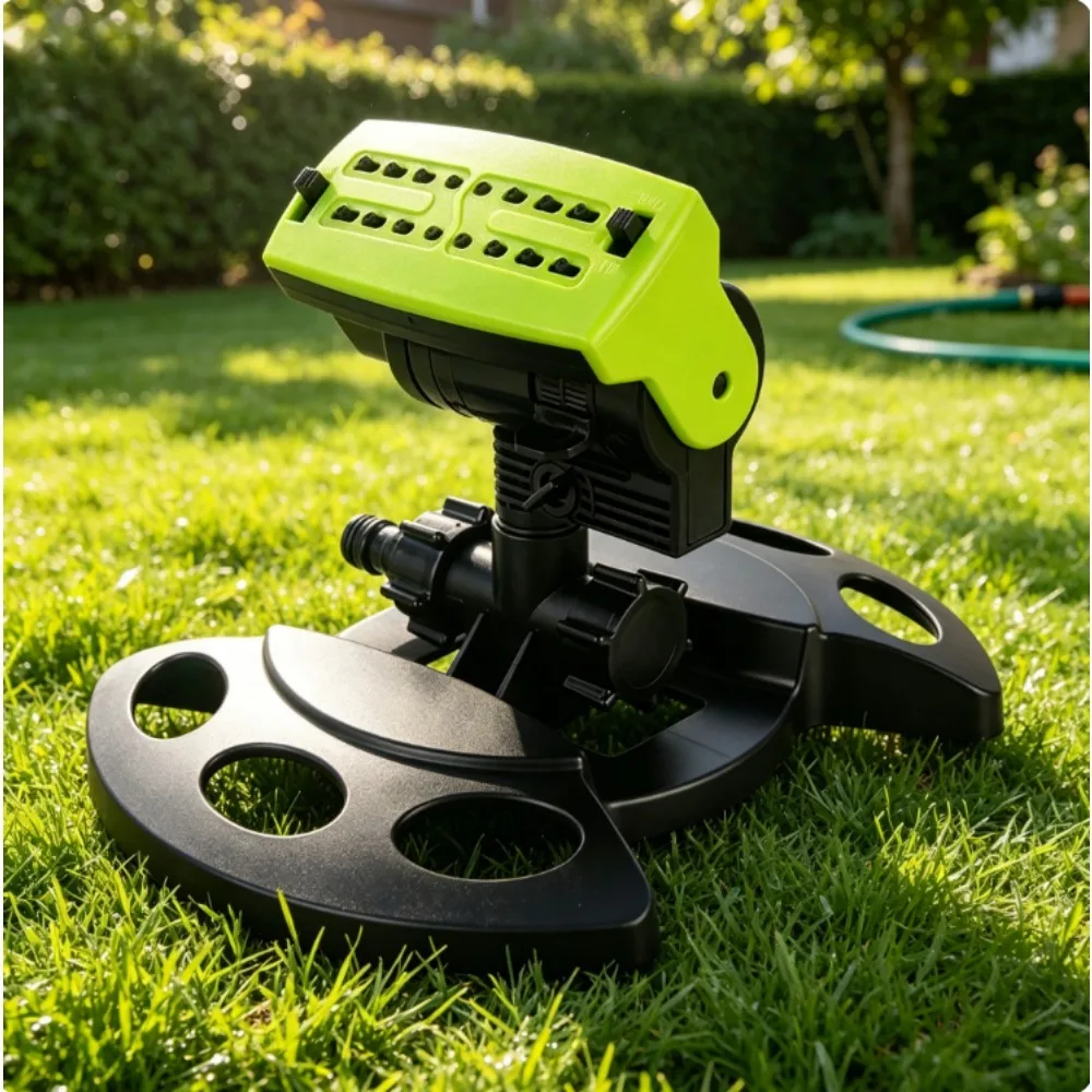 180° Rotating Garden Sprinkler Adjustable Lawn Water Sprayer Large Coverage Irrigation System Outdoor Gardening Tool