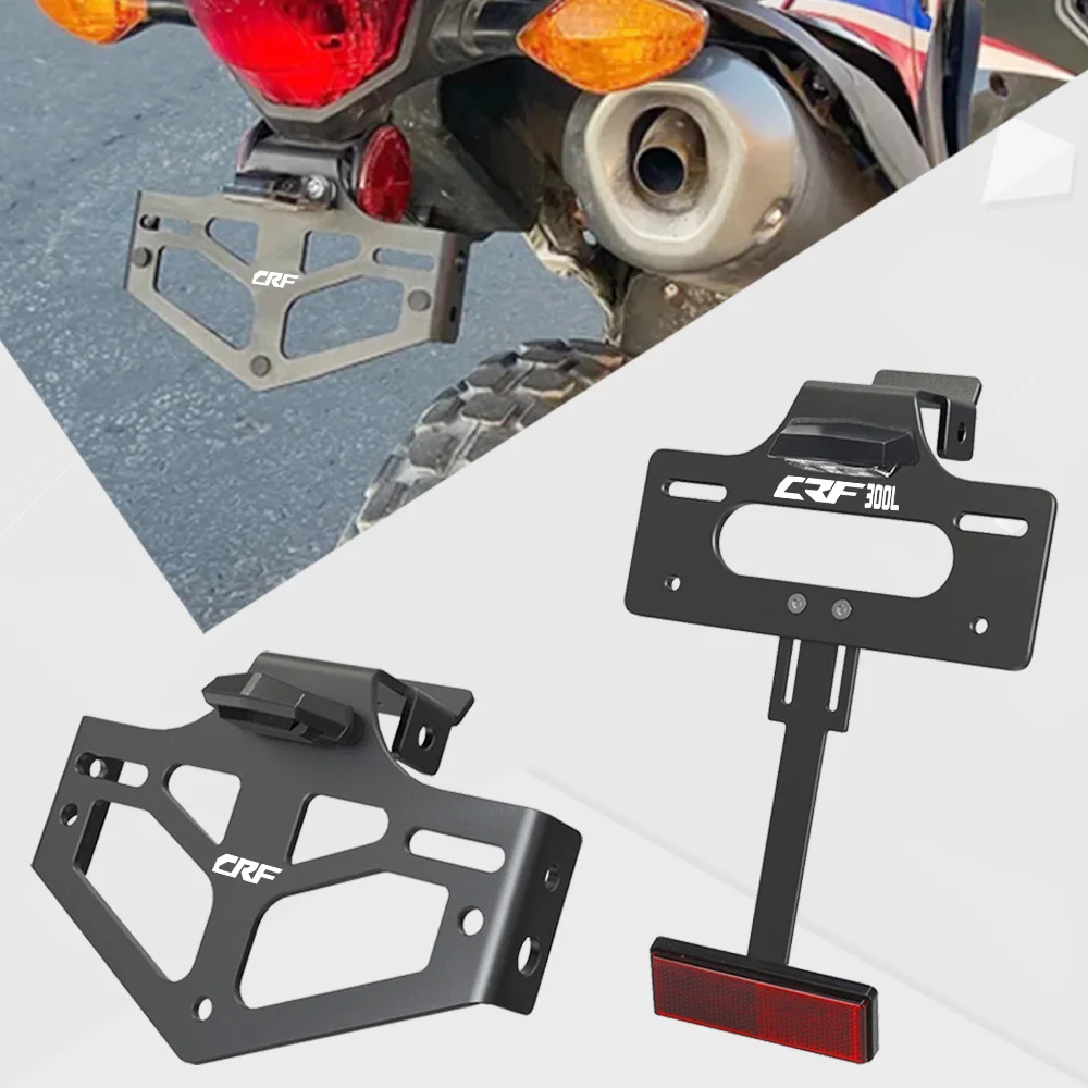 

For Honda CRF300LS 2023 2024 CRF 300L ABS CRF300L RALLY ABS 2021 2022 2023 License Plate Bracket Holder Rear Tail Tidy Fender