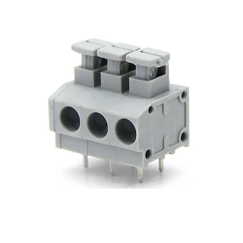 100PIN DG235 5.0mm KF235 PCB SPRING TERMINAL BLOCKS 2 3 4PIN SCREWLESS CONNECTOR PHOENIX CONTACT WAGO235-4XX MWX211