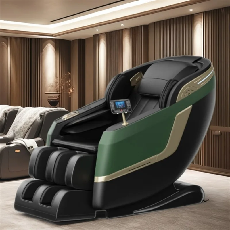 New Model MC27 Zero Gravity Home Use Massage Chair Electric Heating for Full Body Made of Leather