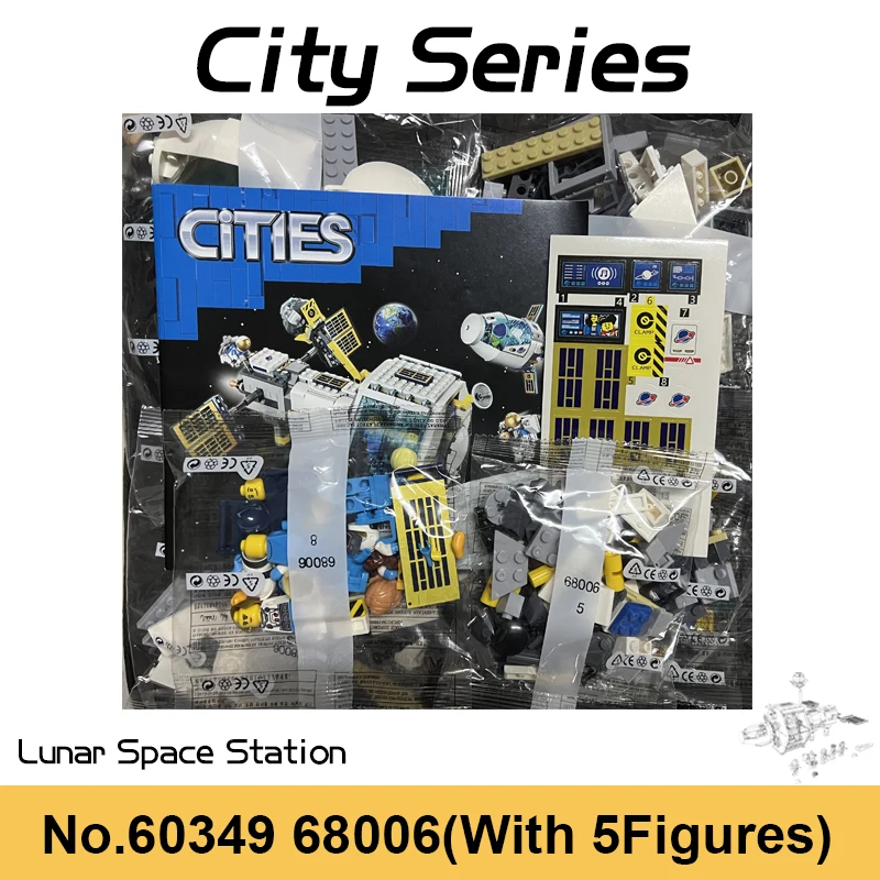 514pcs City Series Lunar Space Station Building Blocks Rocket Launch Centre Space Capsule Astronaut Bricks Toys For Boys Gifts