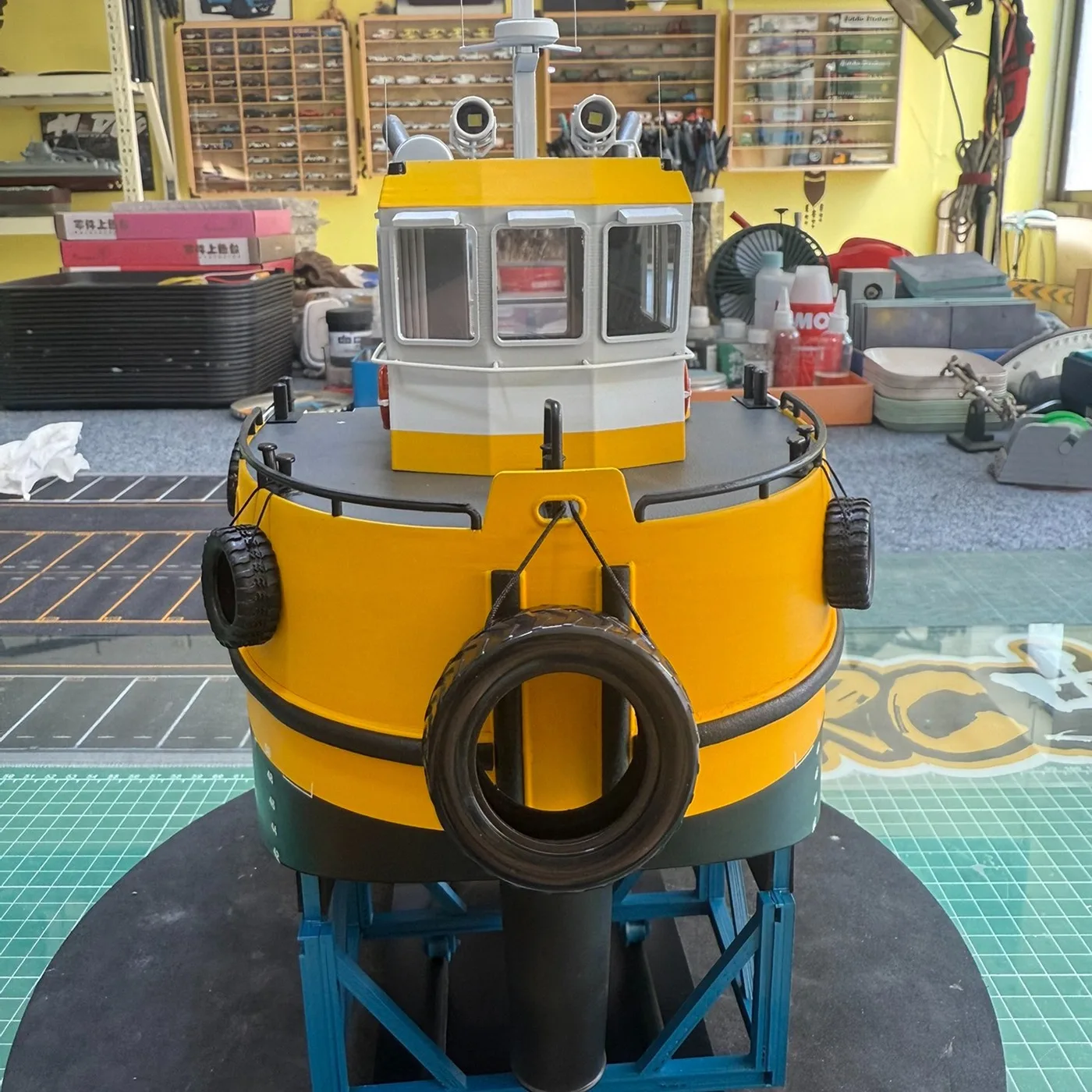 RC Boot 22 cm Simulatie Mini Rescue Afstandsbediening Boot Borstelloze Motor RC Push Boot Model RTR Jongen Speelgoed Cadeau