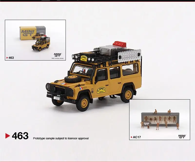 

TSM MINI GT 1:64 #463 Land Rover Defender 110 Diecast Model Race Car Kids Toys Gift