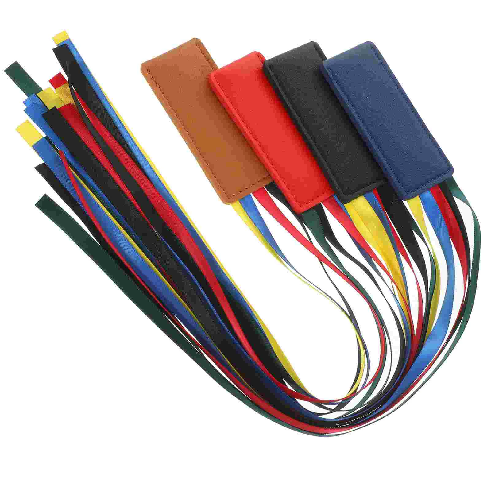 4-delige lintbladwijzer tabbladen linten bladwijzers geborduurde pagina goud decoratief veelkleurig