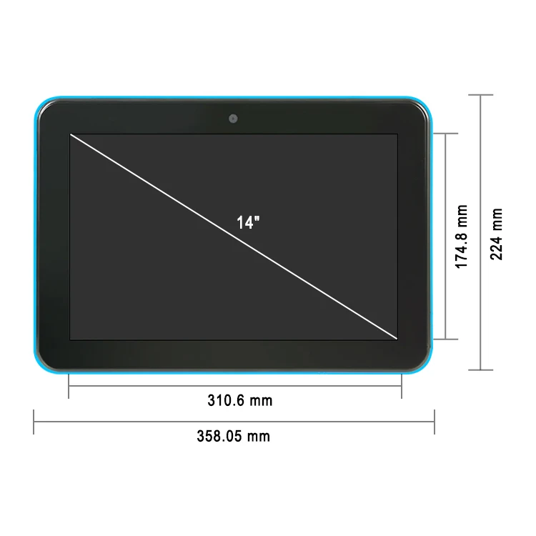 Новый товар 2023, 14 дюймов, Wi-Fi, rj45, android 11, poe, настенное крепление для планшета со стандартом детской комнаты, система заказа для конференц-зала