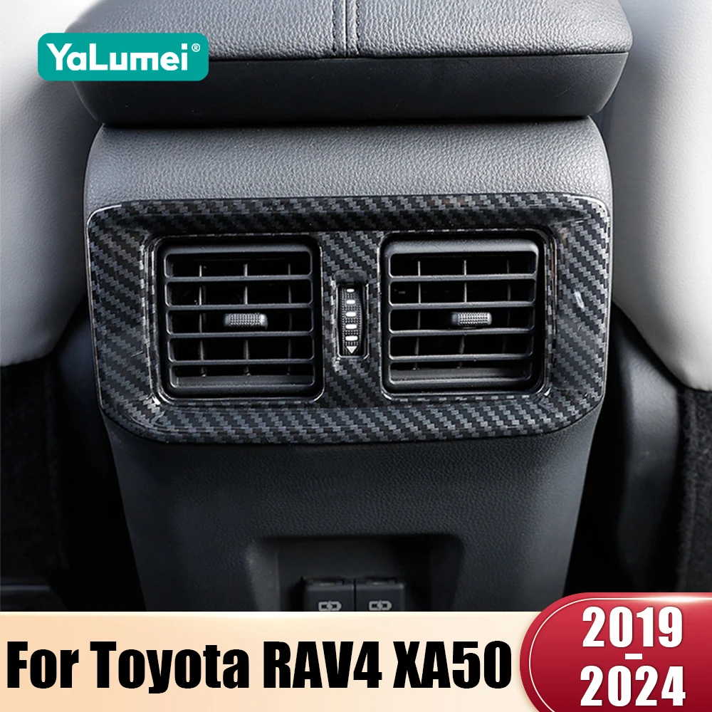 Für Toyota RAV4 XA50 2019 2020 2021 2022 2023 2024 2025 RAV 4 Auto Hintere Klimaanlage Lüftungsauslass Abdeckung Zubehör