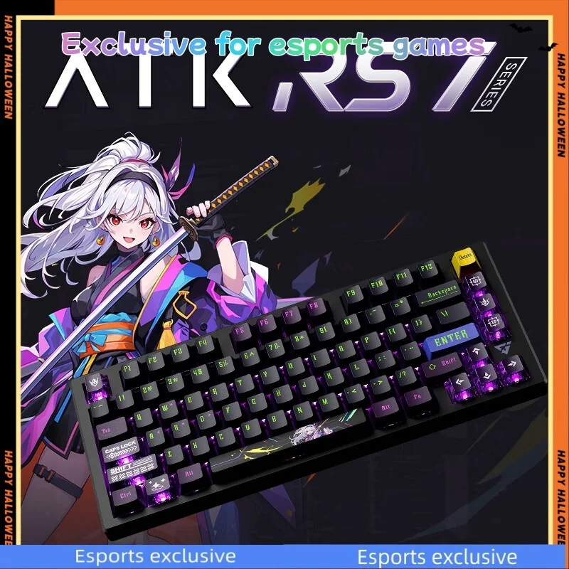 

Atk Rs7pro Rgb Keyboard Vgn Magnetic Axis Aluminium Alloy 75% Wired Keyboard Custom Hot Swap Game Keyboard For Win/mac Desktop