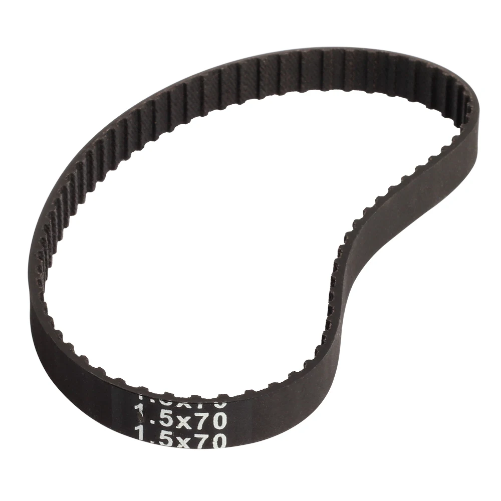 Rubber Synchronous Timing Belt, M1.5x70Tx9.5mm for BusyBee CX704 Grizzly G8688, Mr.Meister Compact 9, 9