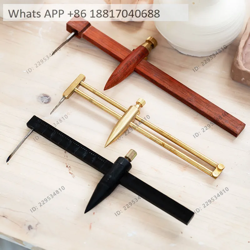 1PC Ceramic tool caliper compass copper plastic fine measuring tool clay sculpture drawing circle