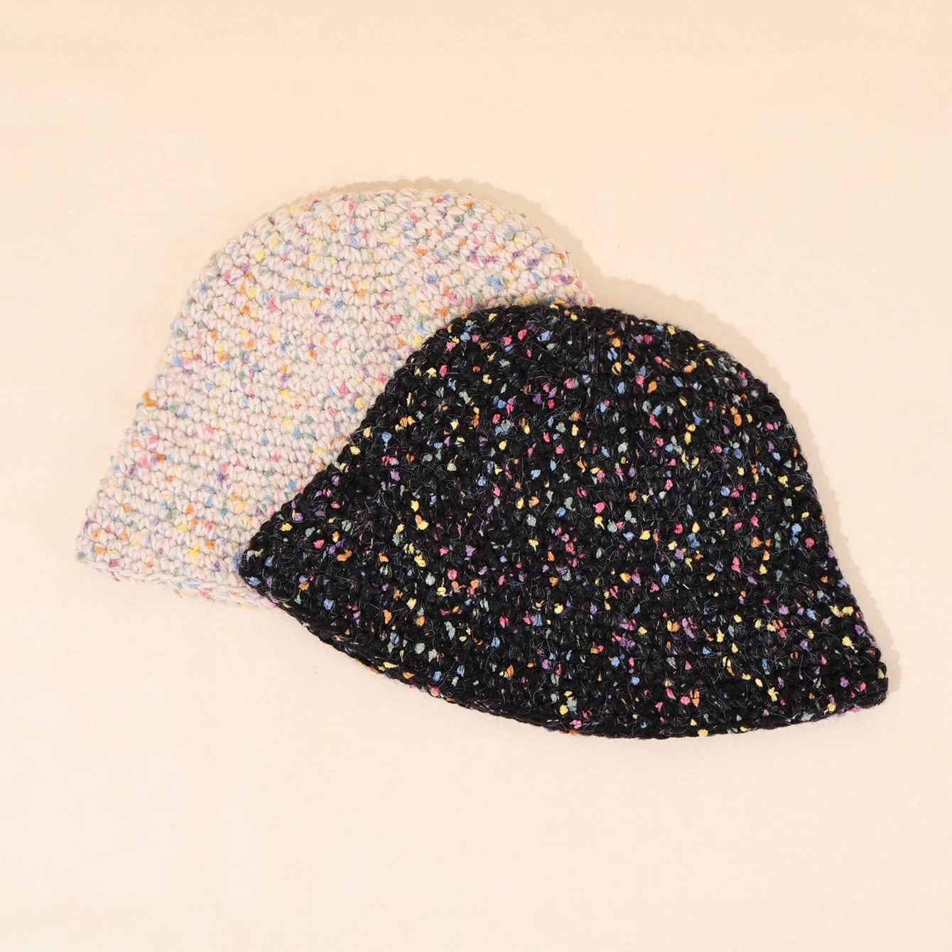 1 قطعة الخريف الشتاء الكورية الموضوع محبوك حوض قبعة المرأة بسيطة عادية عادي الدافئة سدادات حماية الأذن و يندبروف الصوف قبعة بحافة #2