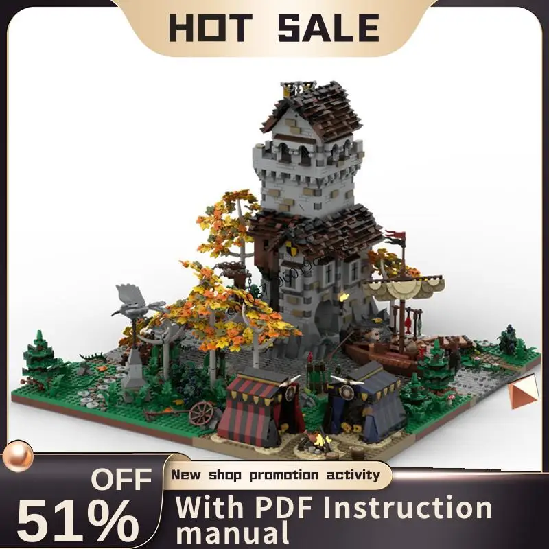 

Новый 5638 шт. Moc Европейский средневековый вид на улицу Ворон Часы Модель здания Diy Творческие идеи KidToy День рождения Рождественский подарок Блок