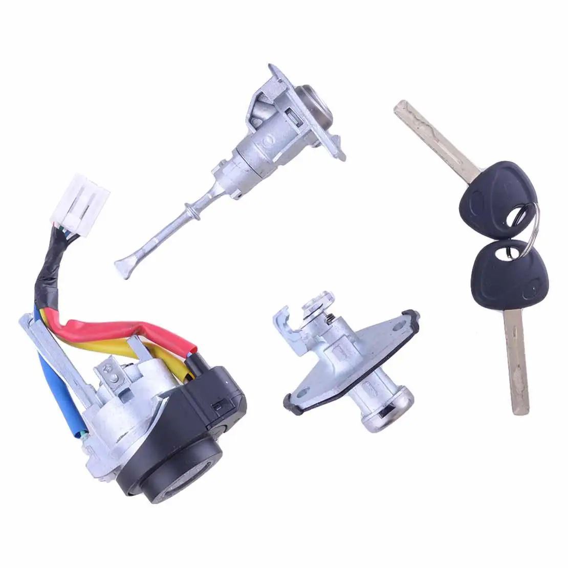 

1 Set Car Full Lock Cylinder Key Ignition Start Barrel Left Door Trunk Fit for Hyundai Sonata 8