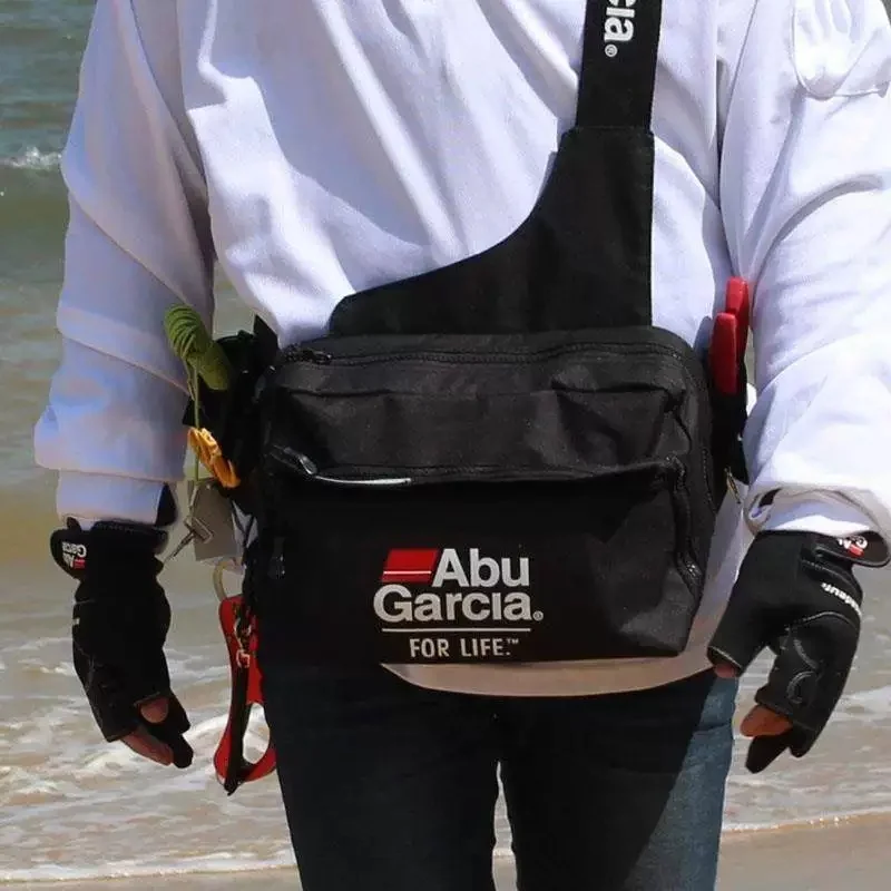 Neuer ABU GARCIA Outdoor-Angelrucksack Multifunktionale Angelausrüstungstasche Herren-Hüfttasche Einzel-Schulter-Angeltasche – Detail 3