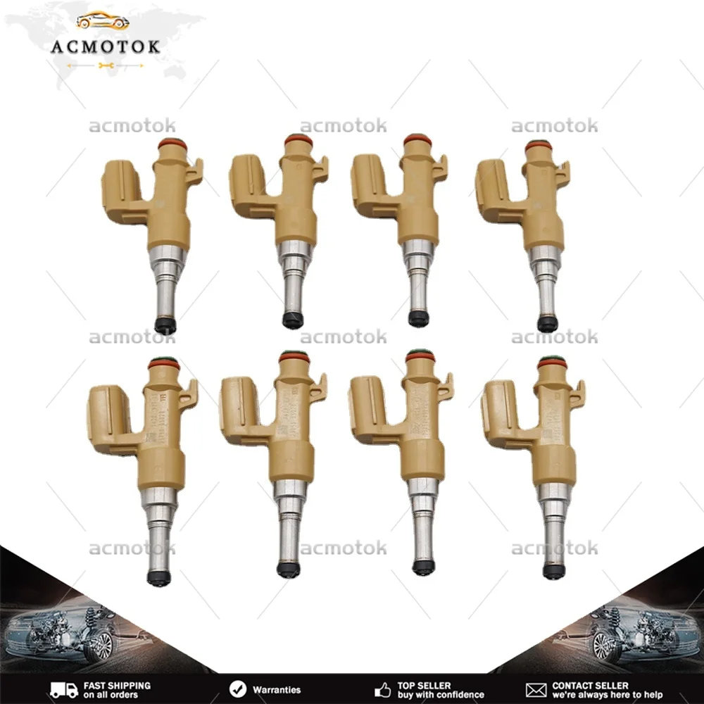 

SET OF 8 For LEXUS GX460 LEXUS LX570 TOYOTA LAND CRUISER TOYOTA SEQUOIA TOYOTA TUNDRA Fuel Injectors 23250-0S020 23209-09151